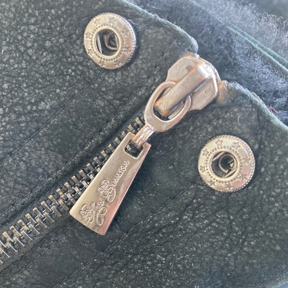 Matt Bernson Valentino Fur Lined Fold Over Booties Size 7 - Picture 7 of 9